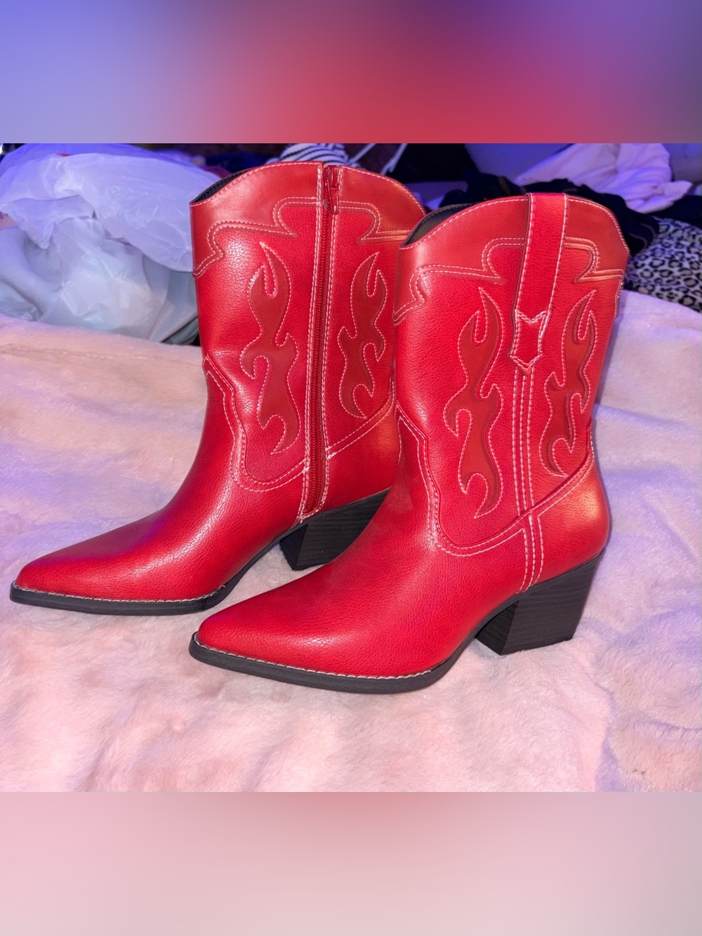 Wild Fable Red cowgirl boots - size 9